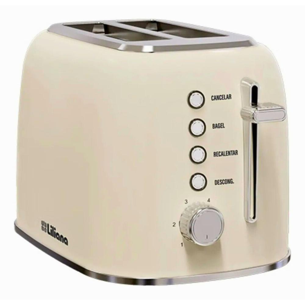 Tostadora electrica liliana AT928C color crema