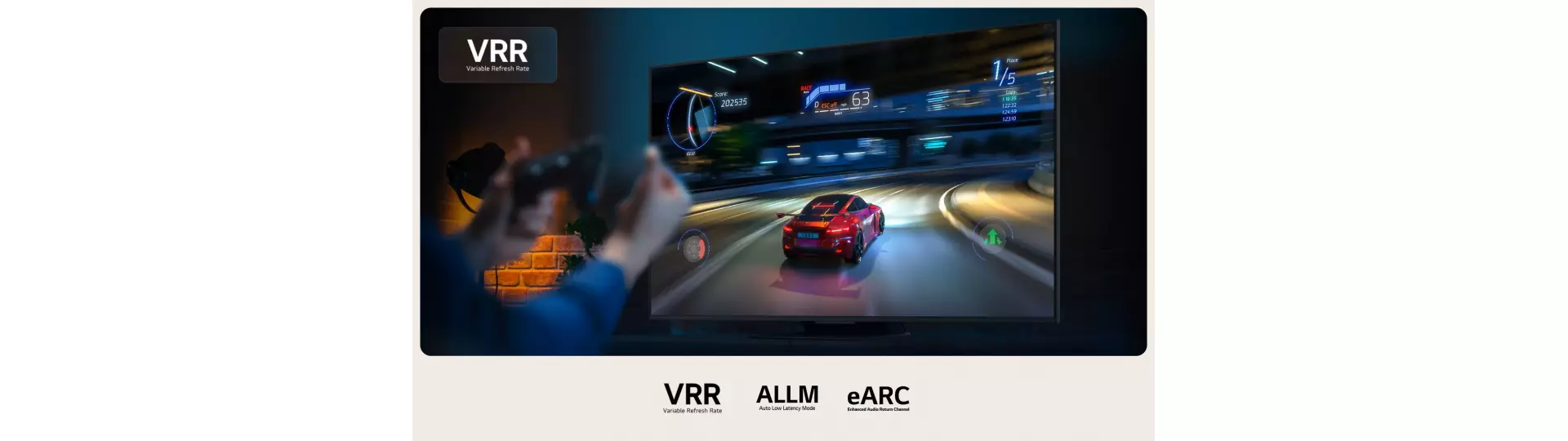 Smart TV LG 4K Gaming Pantalla VRR ALLM eARC