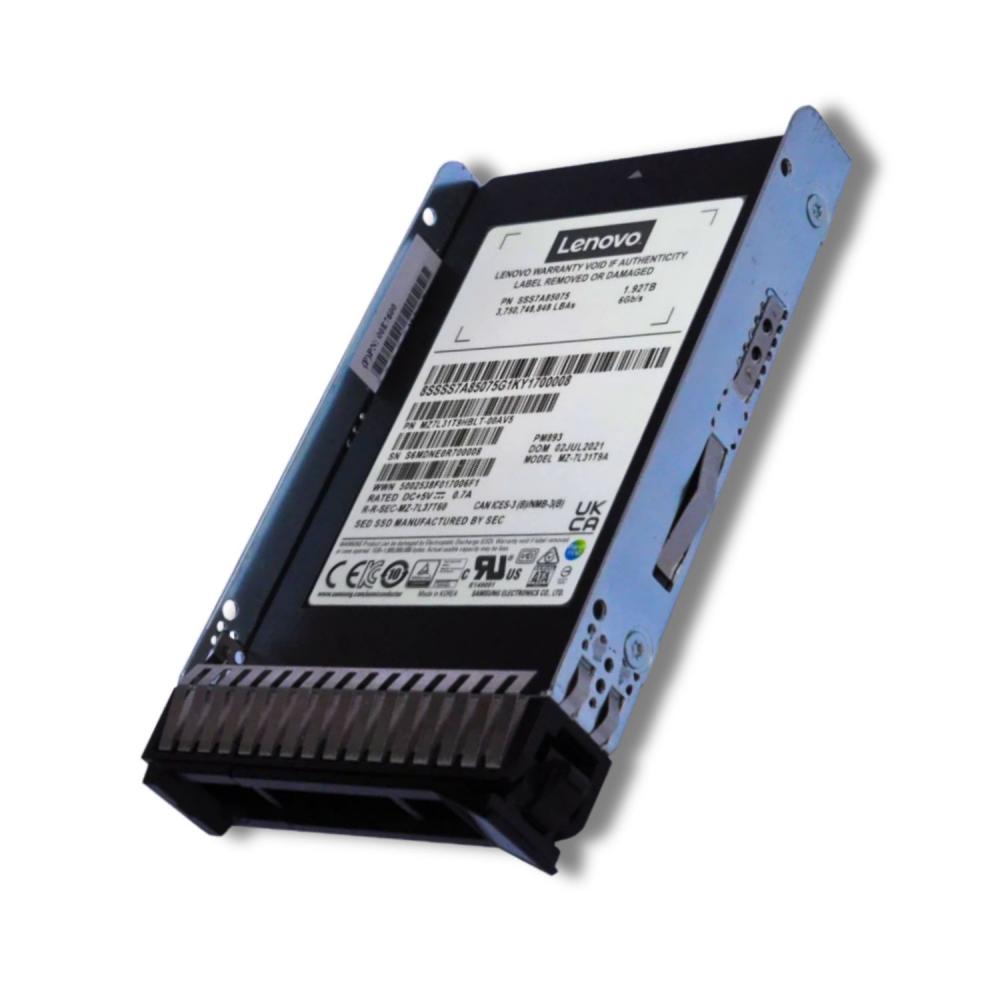 Disco solido lenovo thinksystem 2.5 1.92tb sata 6gb hs v2  lectura intensiva
