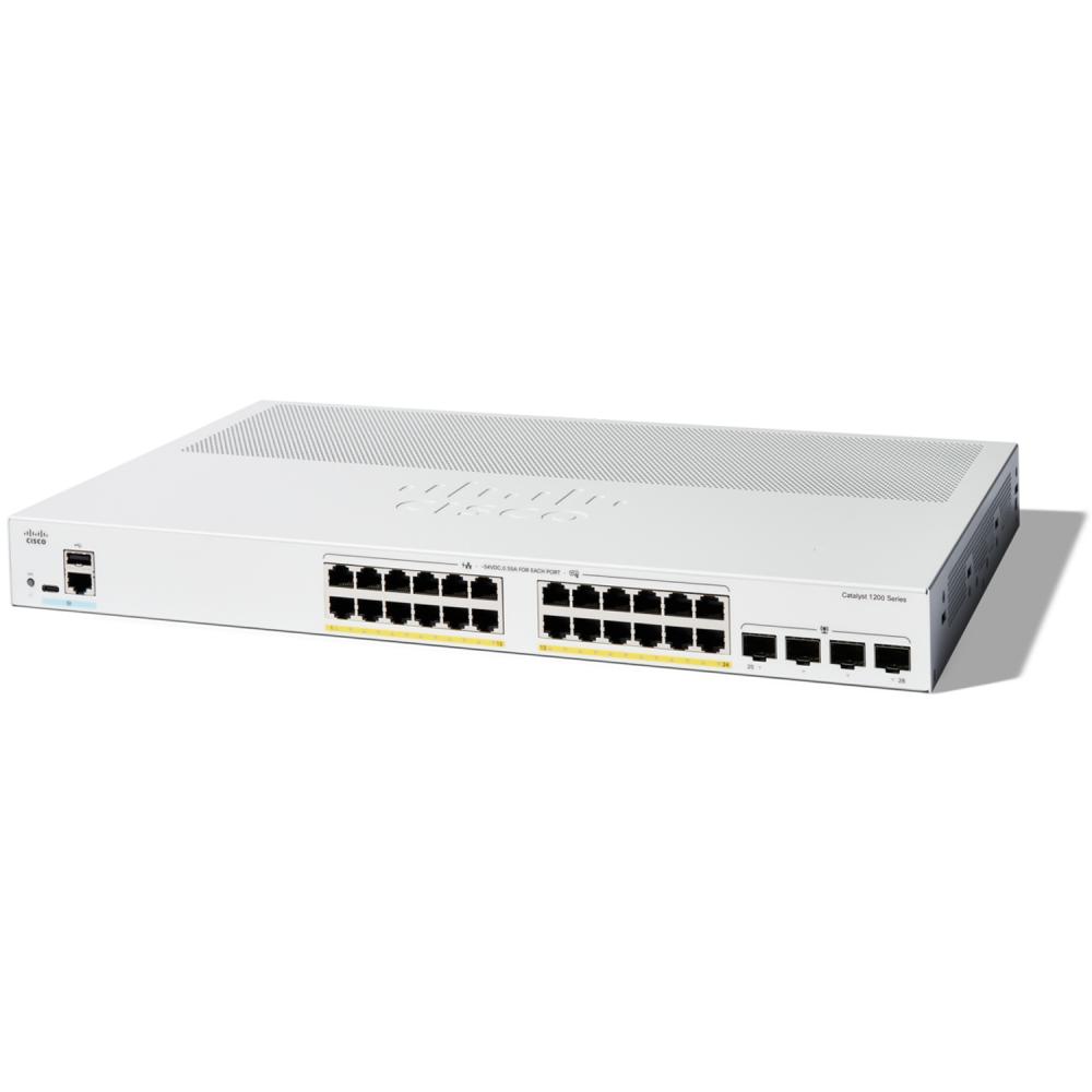Switch Cisco C1200-24P-4G  24 Puertos Gigabit PoE+ + 4 SFP