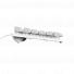 Teclado gamer trust thado TKL white GXT833W
