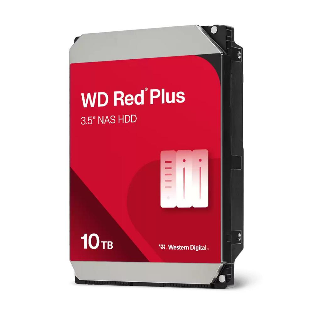 Disco HDD 10TB Western Digital 3.5 red plus NAS