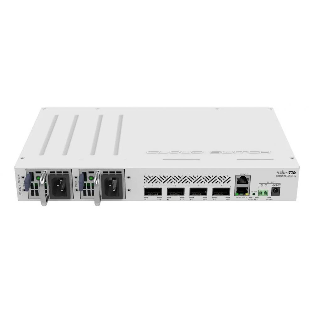 Switch mikrotik 504 1eth 10/100 4-qsfp28 (100gigabit) s/c