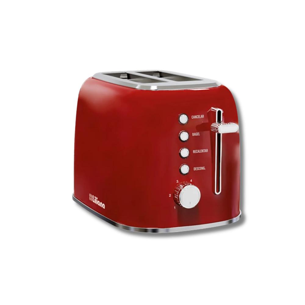 Tostadora Liliana Retrotoast AT928R Roja
