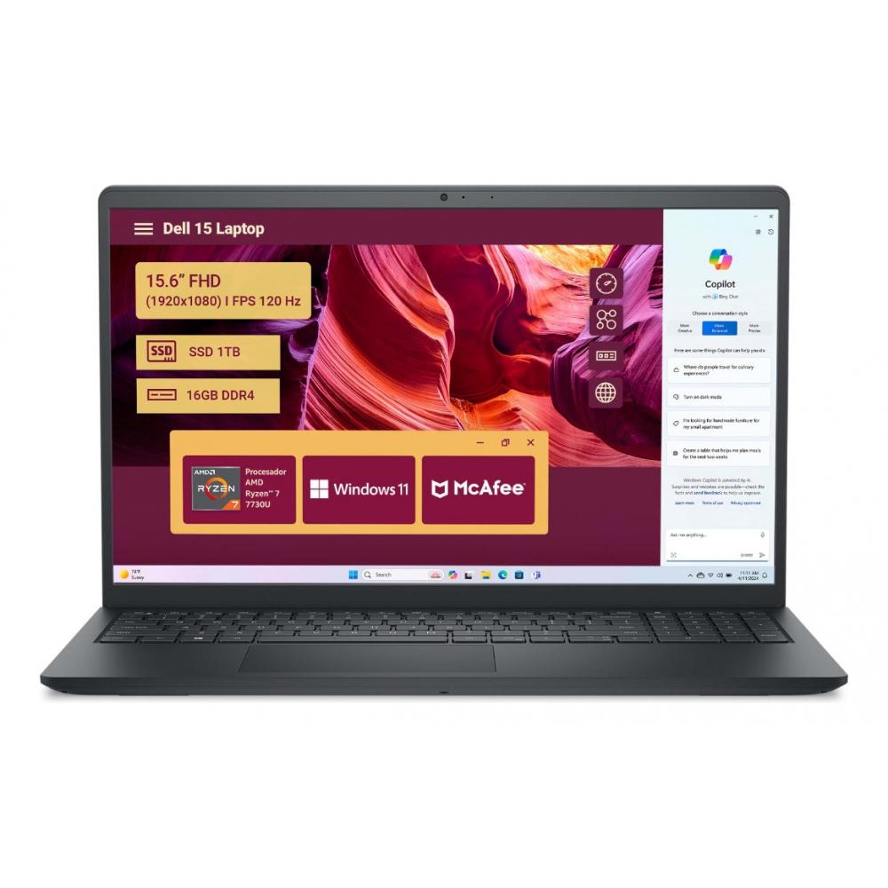 Notebook Dell Ryzen 7 7730u 16Gb Ram 1TB ssd 15.6p Win 11