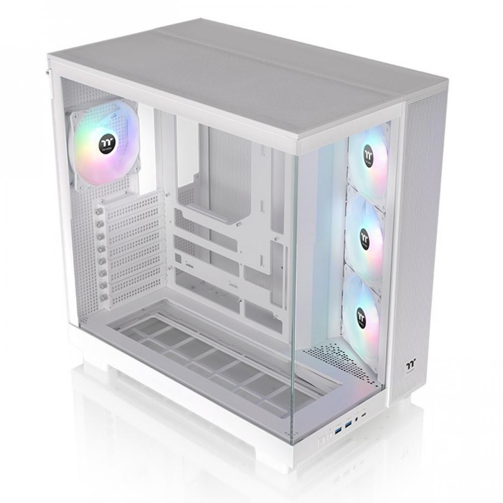 Gabinete Thermaltake View 380 XL TG ARGB Snow White Tempered Glass