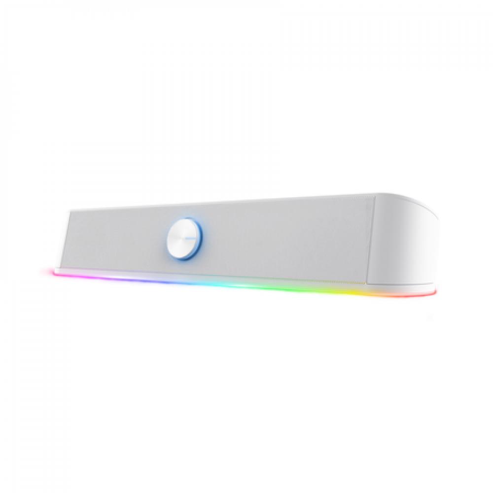 Parlante barra de sonido trust thorne rgb white gxt619w