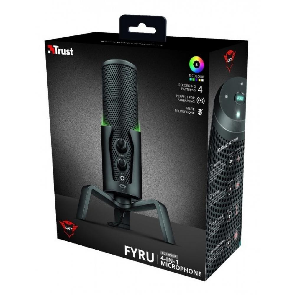 Microfono trust fyru 4in1 streaming mic gxt258