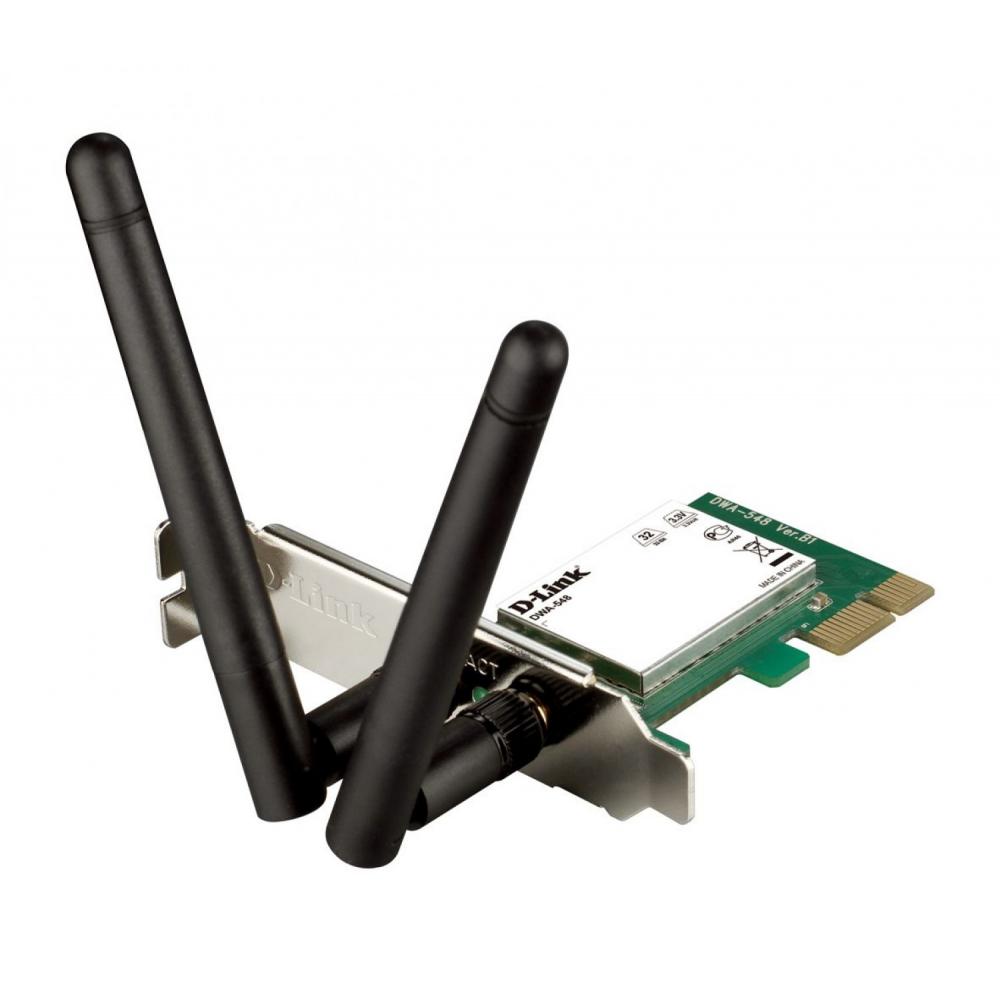 D-link placa de red pci-e dwa-548 wifi 4 n300 con 2 antenas