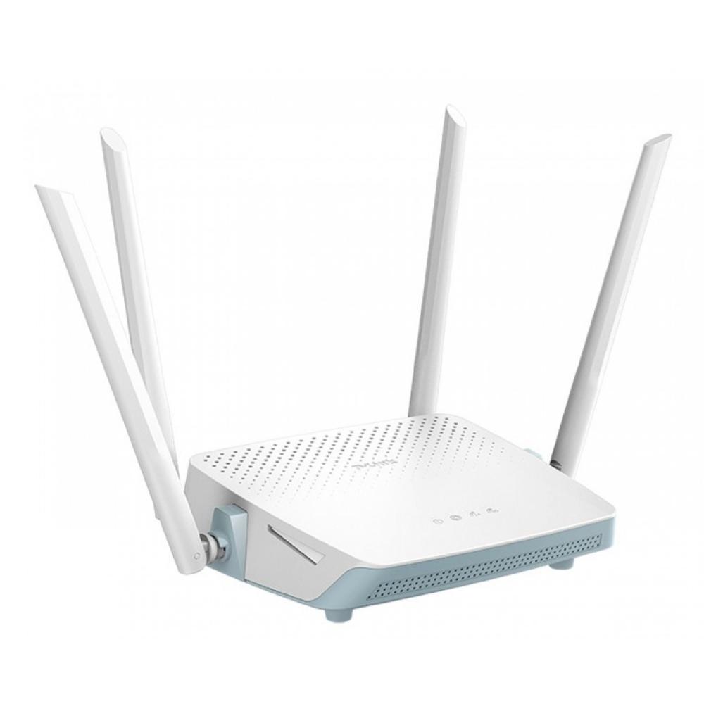 D-link router r12 smart wifi 5 ac1200 4 antenas dual band - blanco