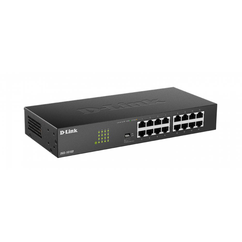 D-link switch dgs-1016a 16-port 10/1001000bps unmanaged