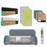 Cricut maker 4 con pack de tapetes variados vinilo textil pack 40 hojas de color