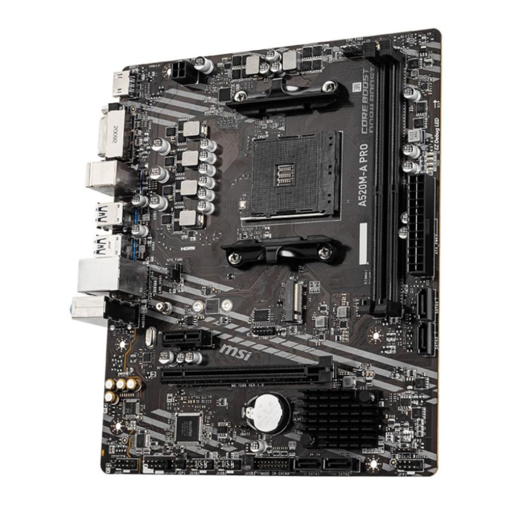 Motherboard Msi A520m-a Pro Am4 Ddr4 3ra Y 5ta Gen