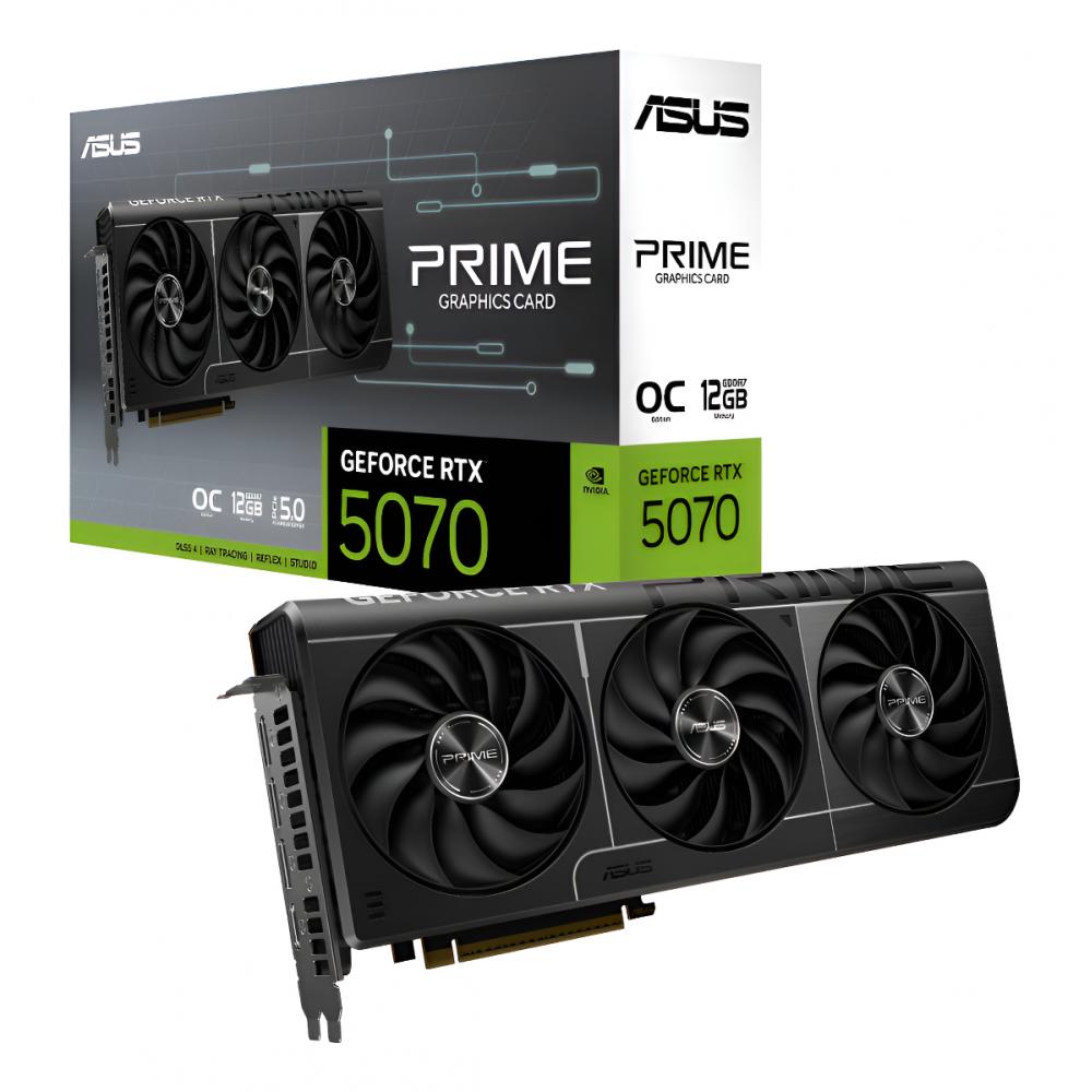 Placa De Video Asus Prime Geforce Rtx 5070 Oc 12gb Gddr7