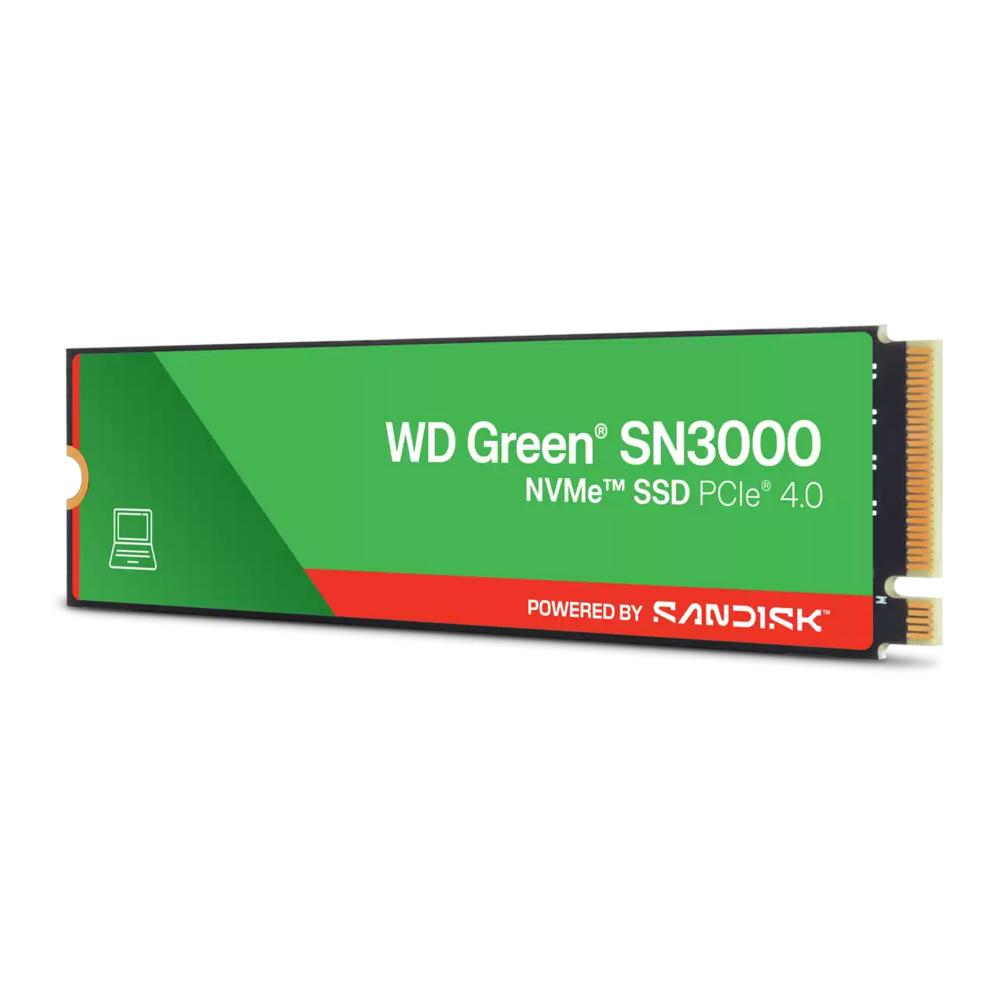 Disco solido SSD SanDisk WD Green SN300 NVMe 2TB PCIe Gen4 M.2
