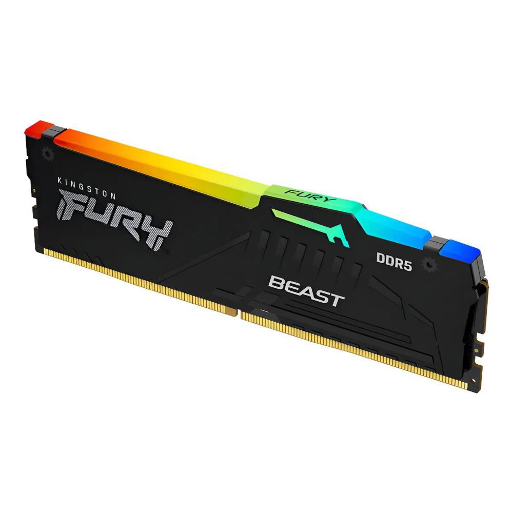 Memoria RAM Kingston FURY Beast Black RGB 32GB DDR5 6000MHz CL36