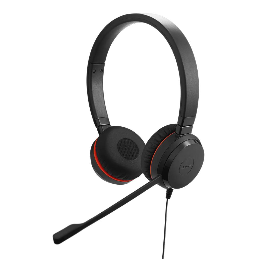 Auriculares jabra evolve 20 estereo usb-c/a con unidad de control