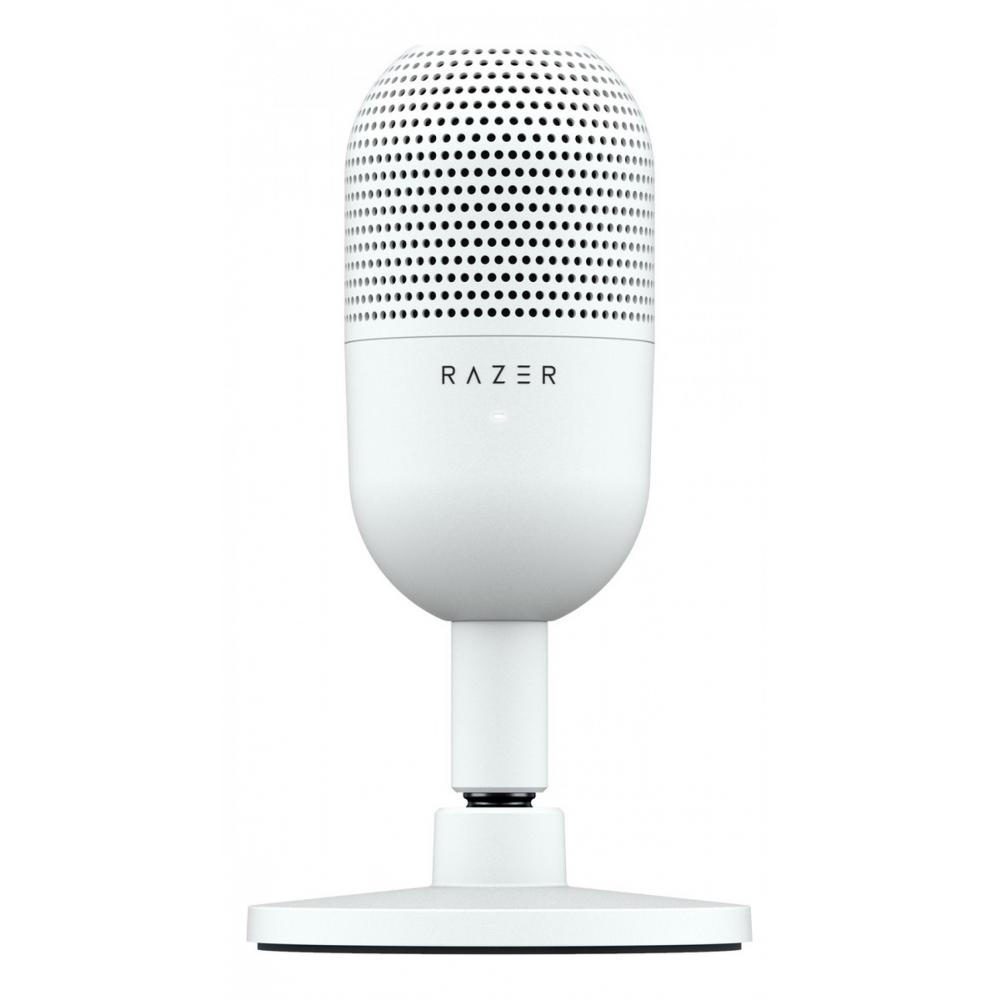 Microfono razer seiren v3 mini white usb-c condenser supercardioid