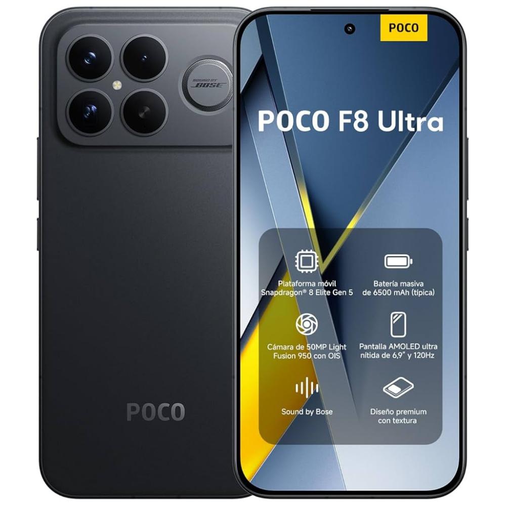 XIAOMI POCO F8 ULTRA (5G) 12GB RAM 256GB ROM - BLACK