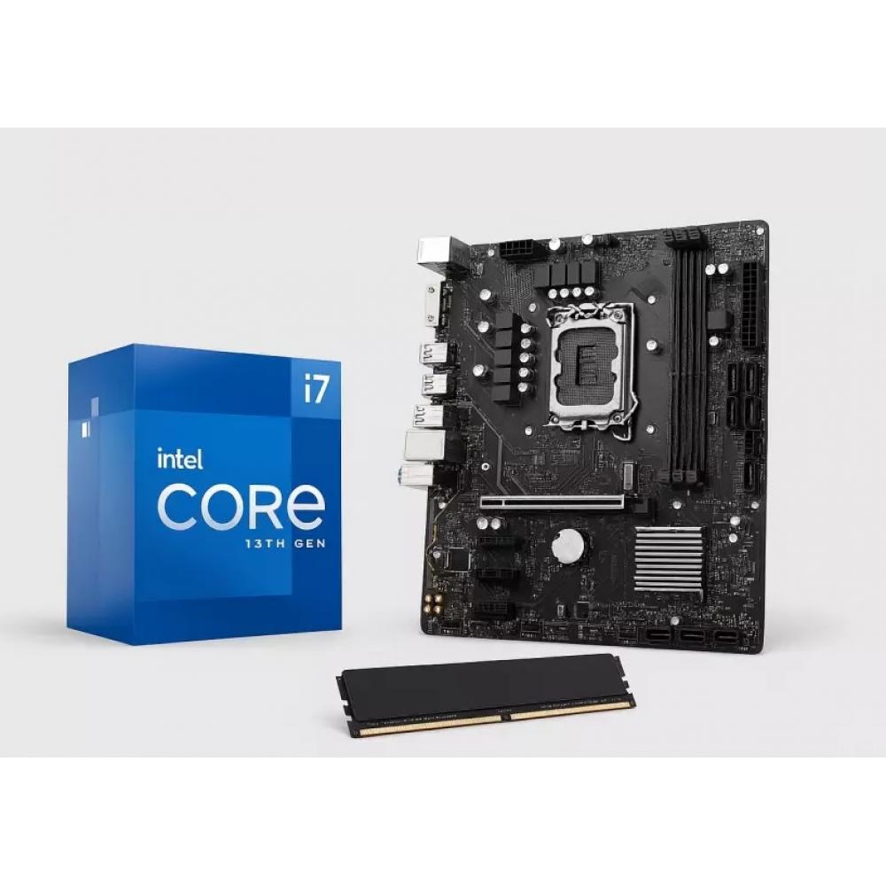Combo Actualizacion PC: Mother H610 + Core I7 13700 + 8Gb DDR5