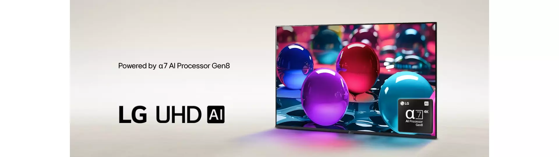 LG UHD AI: Claridad Total en Detalles, Sonido y Gaming con el Procesador alpha 7 AI Gen8