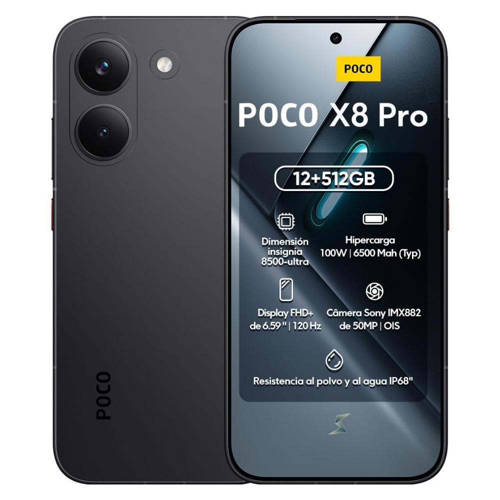XIAOMI POCO X8 PRO 12GB RAM 512GB ROM - BLACK