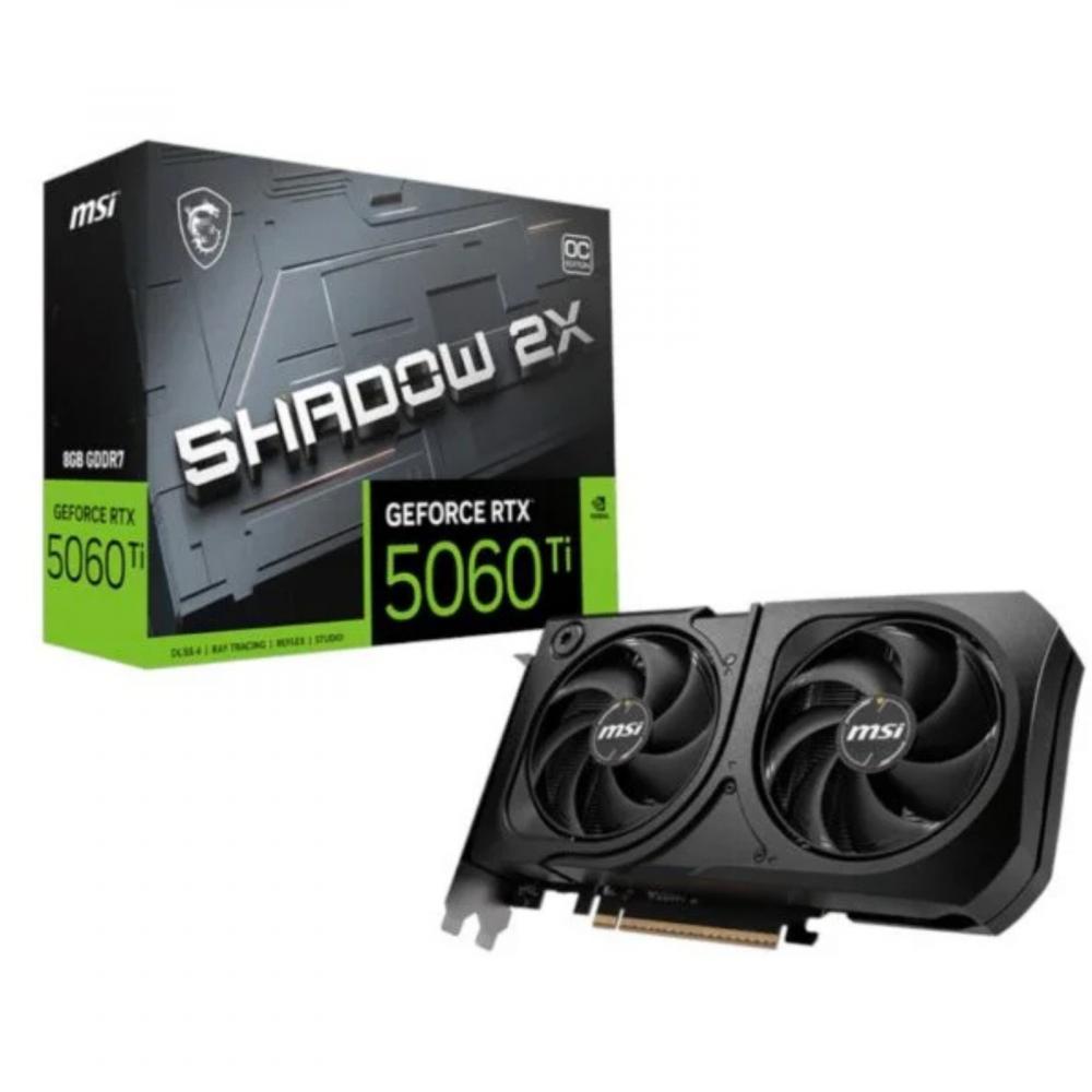 VGA MSI GeForce RTX 5060 Ti SHADOW 2X OC PLUS 8G (0281)