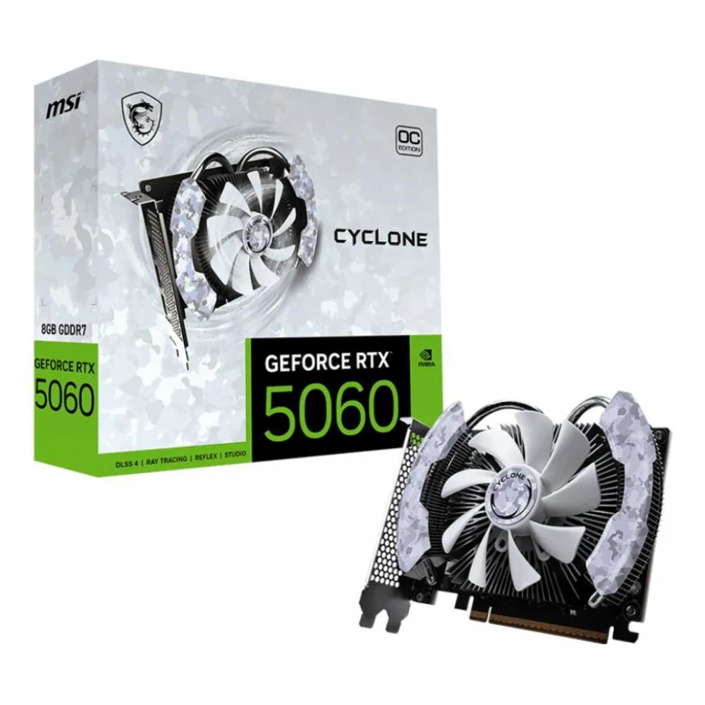 Placa De Video MSI Geforce Rtx 5060 8gb Cyclone Oc