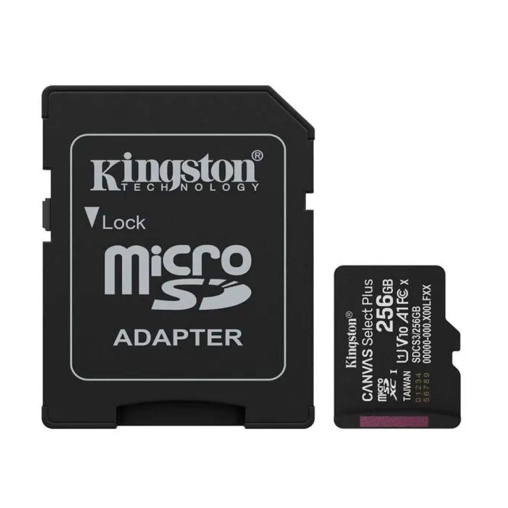 Tarjeta de memoria Kingston 256gb Micro SD Canvas Select Plus Gen 3