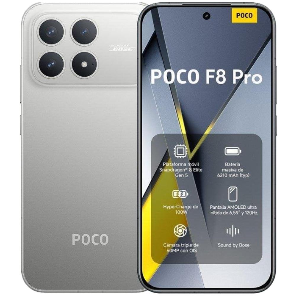 XIAOMI POCO F8 PRO (5G) 12GB RAM 512GB ROM - SILVER
