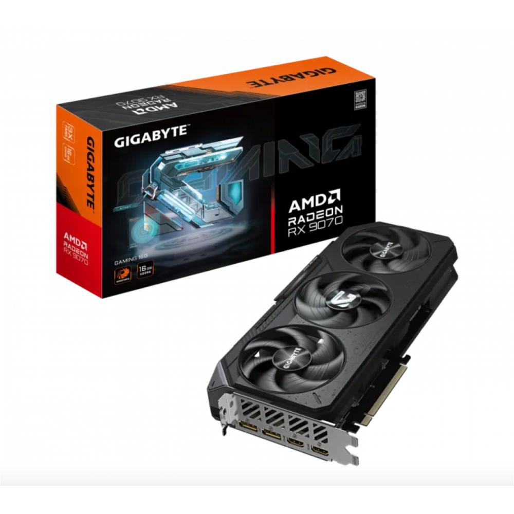 Placa de video gigabyte radeon rx 9070 gaming 16gb