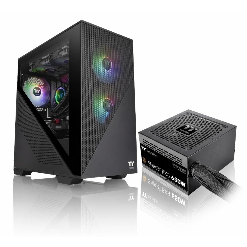 Gabinete c/fuente thermaltake divider 170 + bx3 650w 80 plus bronze
