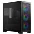 Gabinete cooler master elite 302 black (3 fans argb)