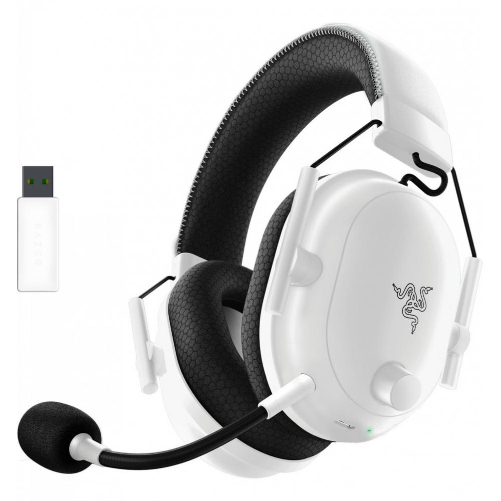 Auricular gamer razer blackshark v2 pro white hyperspeed wireless +bt thx