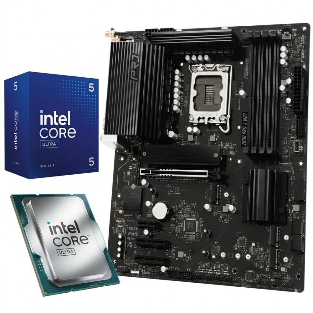 KIT ASROCK Z890 PRO-A WIFI + INTEL CORE ULTRA 5 225