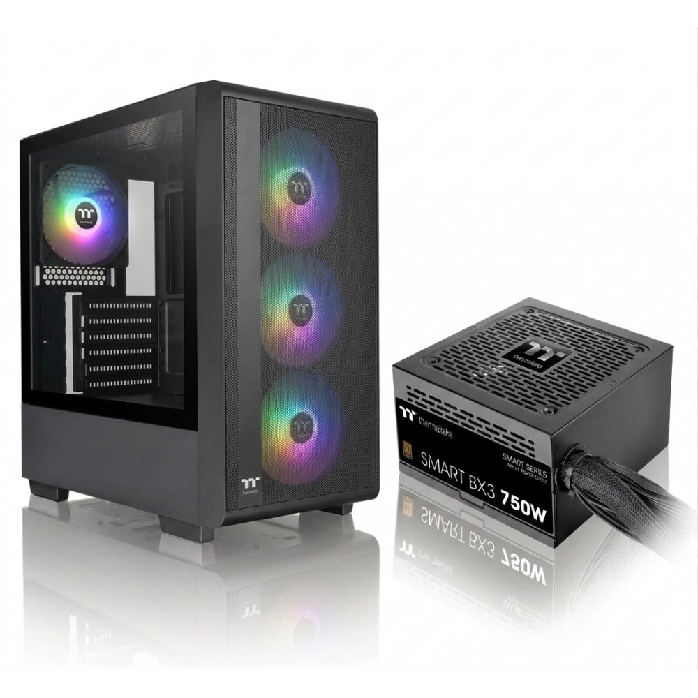 Gabinete c/fuente thermaltake s200 + bx3 750w 80 plus bronze