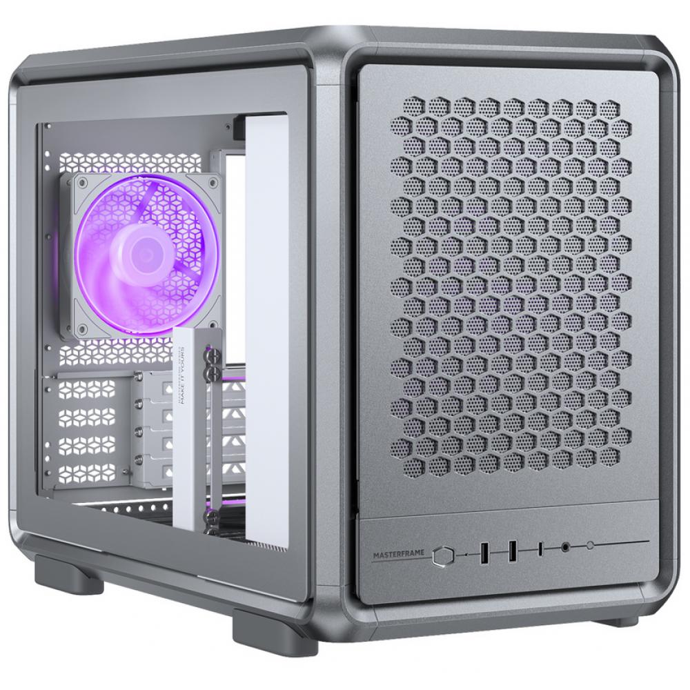 GABINETE COOLER MASTER 400 MASTER FRAME MESH SILVER