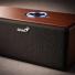 Parlante bluetooth genius 20w dark brown