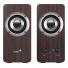 Parlante PC Genius 2.0 10 Watts dark brown