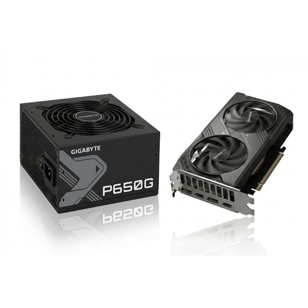 KIT GIGABYTE GOLD 650W +  RTX 5050 WF OC 8GB