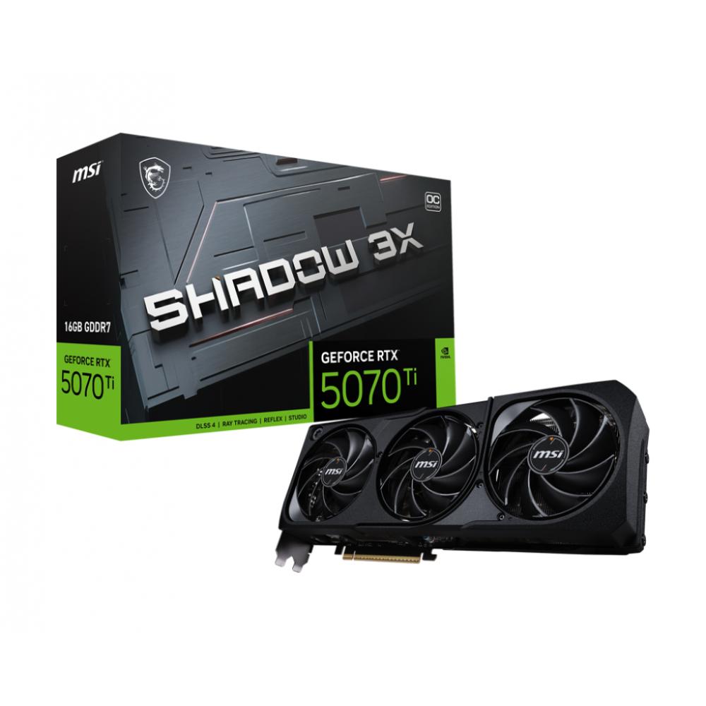 VGA MSI GeForce RTX 5070 Ti 16G SHADOW 3X OC (7184)