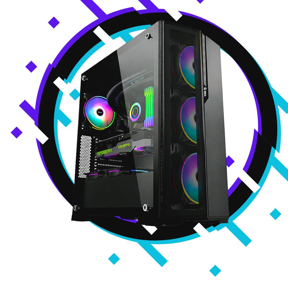 PC GAMER THUNDER PRO X - AMD RYZEN 5 8400F + 32GB RAM + 1TB M.2+ RX 9060XT 16GB