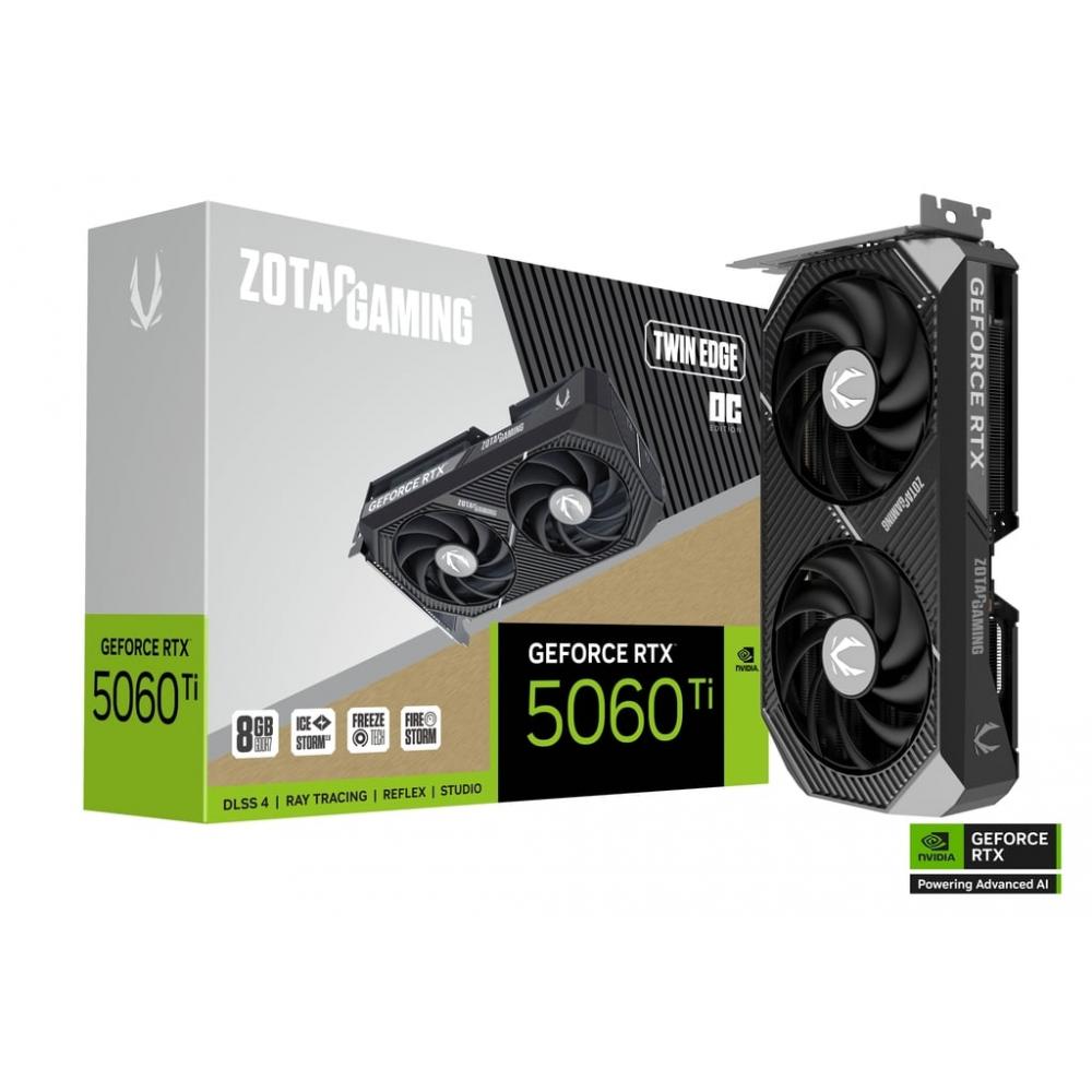 PLACA DE VIDEO ZOTAC GAMING GEFORCE RTX5060TI 8GB TWIN EDGE OC