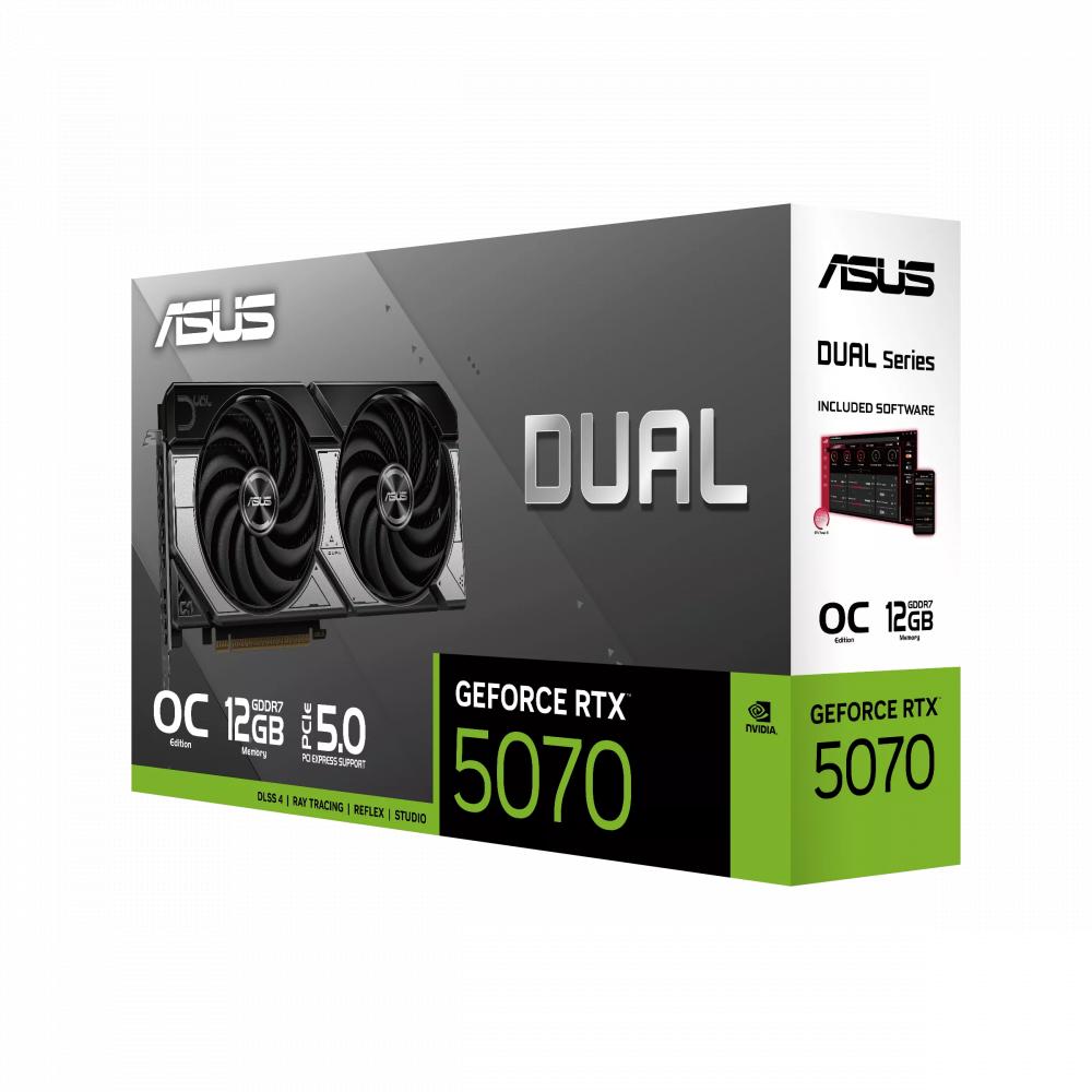 PLACA DE VIDEO ASUS DUAL RTX 5070 12GB OC