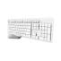 Kit teclado y mouse Trust Ody II blanco 25467