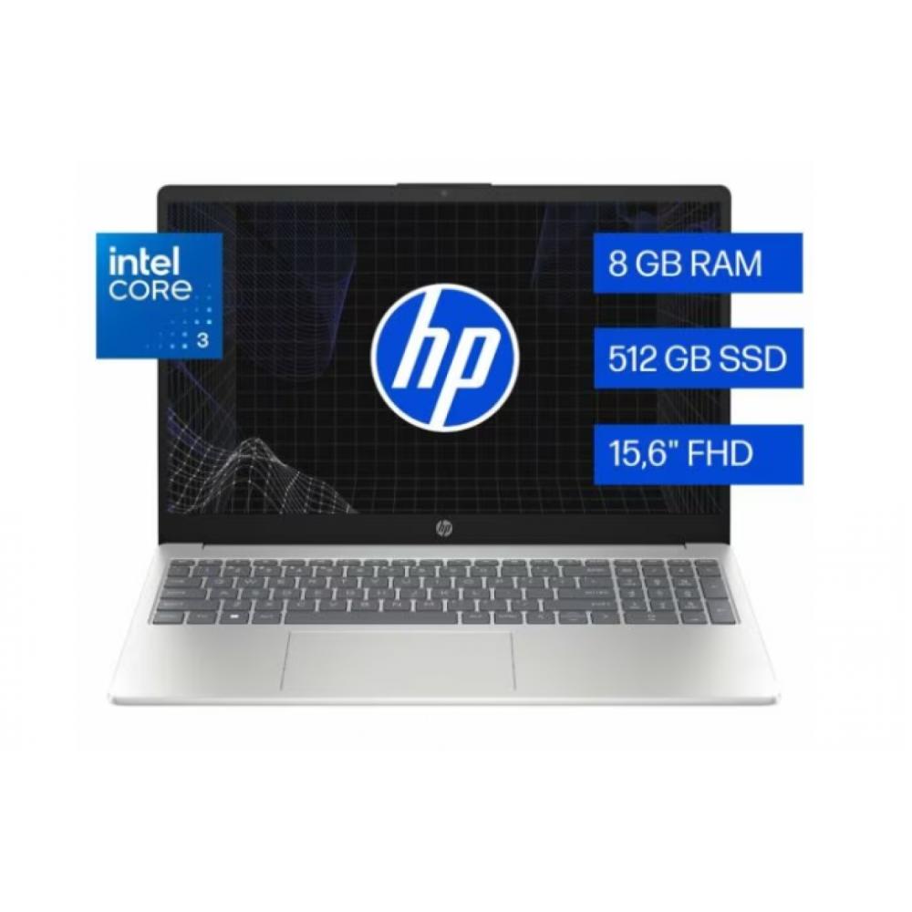 Notebook HP Core I3 8GB ddr5 512GB 15.6 pulgadas FullHD Windows 11 Home