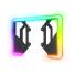 trust retroiluminacion para monitor vybz rgb gxt907