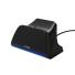 trust soporte de carga rapida para mandos ps5 black gxt255