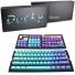 Ducky keycap set azure sa us abs seamless double shot