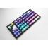 Ducky keycap set azure sa us abs seamless double shot